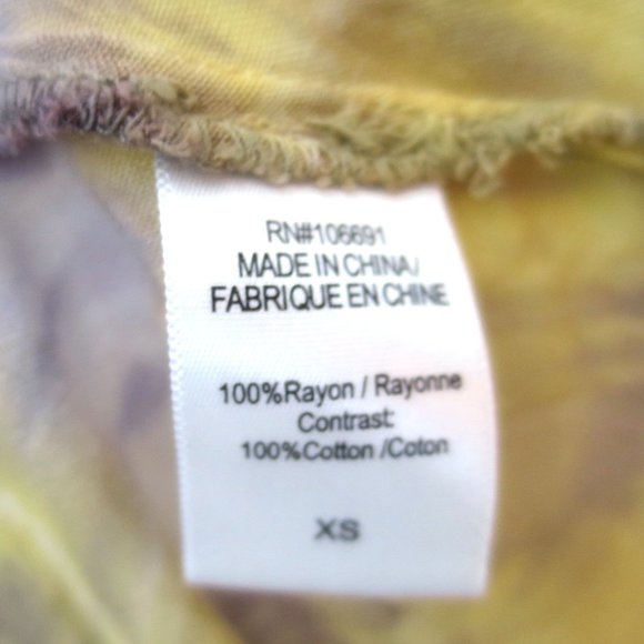 Young Fabulous & Broke Oversized Tie Dye Eyelet Blouse XS - Picture 9 of 10